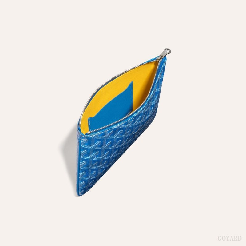 Pequeña Marroquinería Goyard SÉNAT PM POCKET Azules | GY-DHV7857