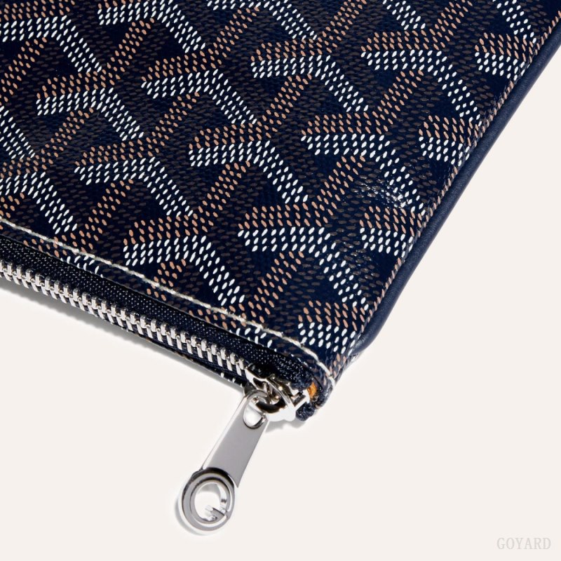 Pequeña Marroquinería Goyard SÉNAT PM POCKET Azul Marino Azules | GY-VWA7653