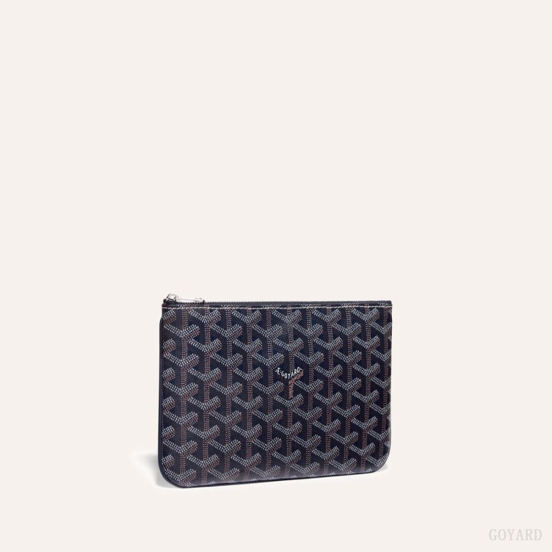 Pequeña Marroquinería Goyard SÉNAT PM POCKET Azul Marino Azules | GY-VWA7653