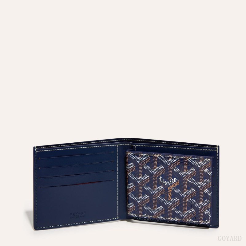Porta Tarjeta Goyard INSERT VICTOIRE CARD WALLET Azul Marino Azules | GY-GAJ8470