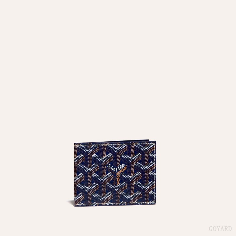 Porta Tarjeta Goyard INSERT VICTOIRE CARD WALLET Azul Marino Azules | GY-GAJ8470