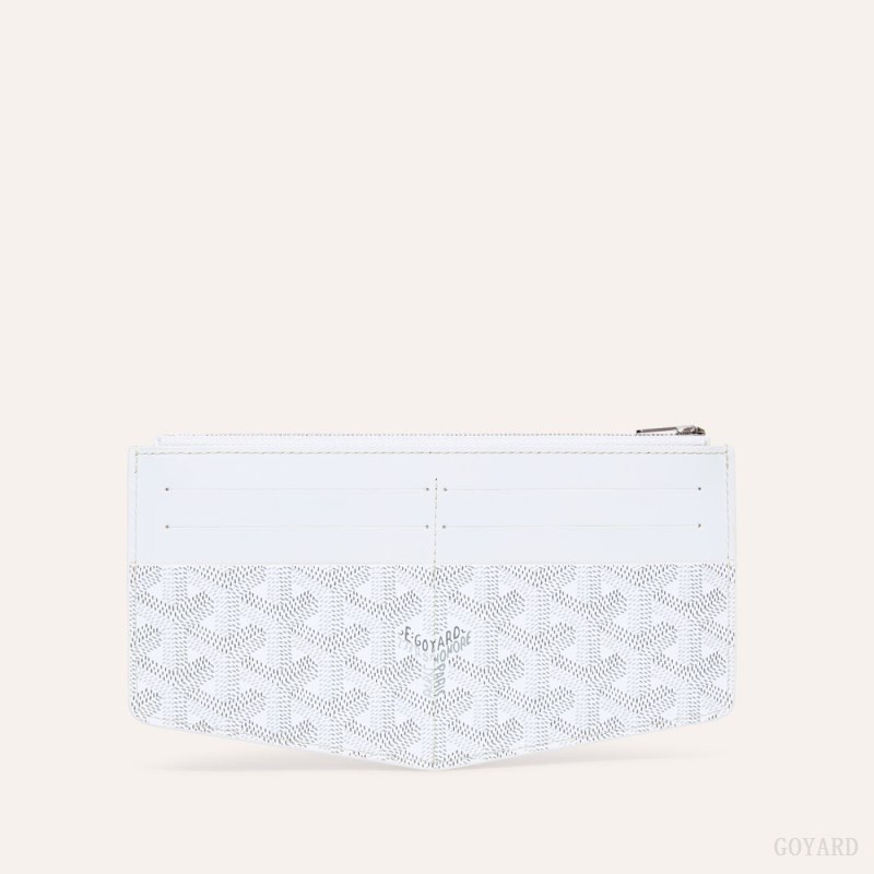 Porta Tarjeta Goyard Insert Louise Blancas | GY-IHQ7959