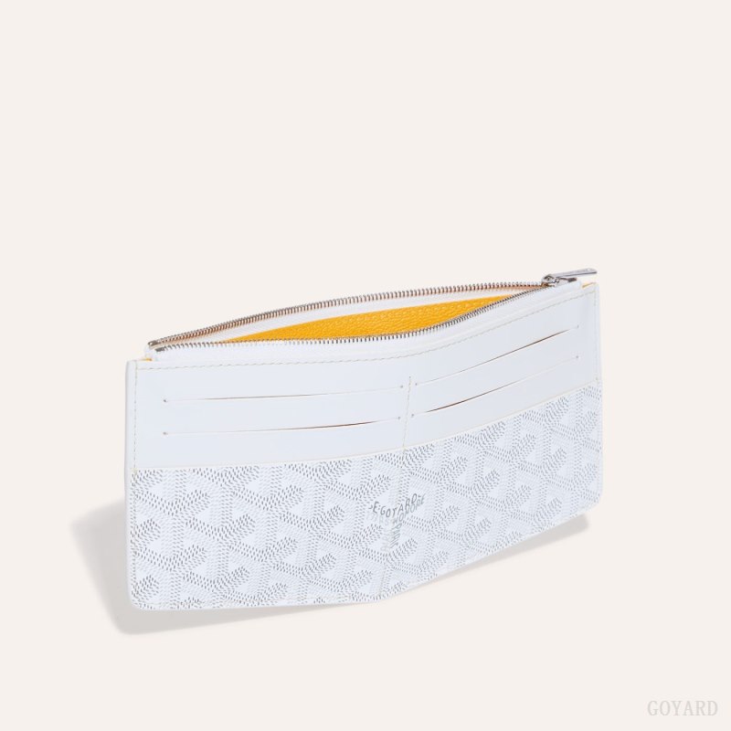 Porta Tarjeta Goyard Insert Louise Blancas | GY-IHQ7959