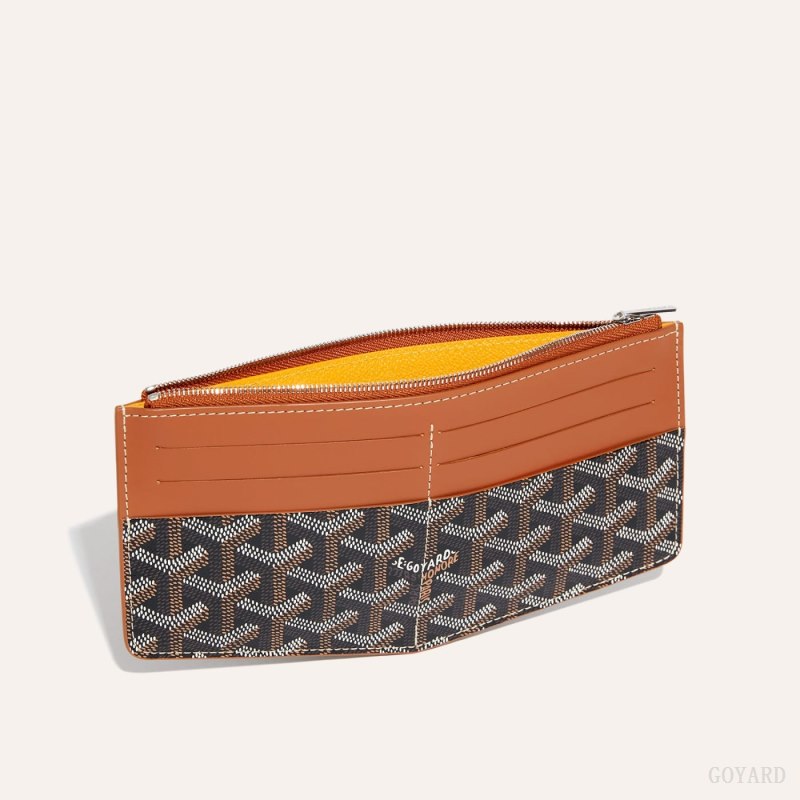 Porta Tarjeta Goyard Insert Louise Negras Marrones | GY-BVP8802