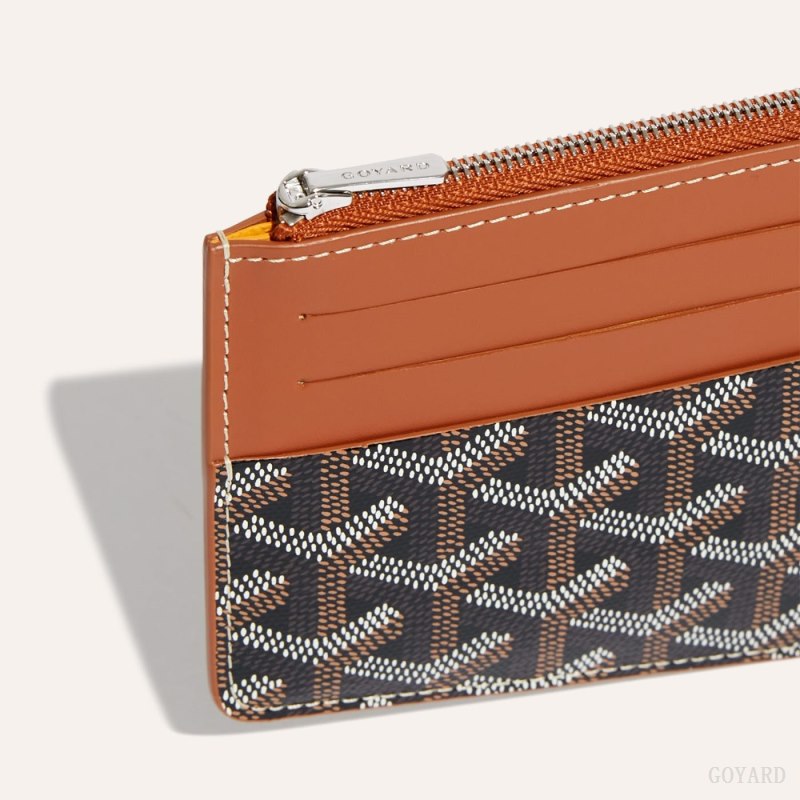Porta Tarjeta Goyard Insert Louise Negras Marrones | GY-BVP8802