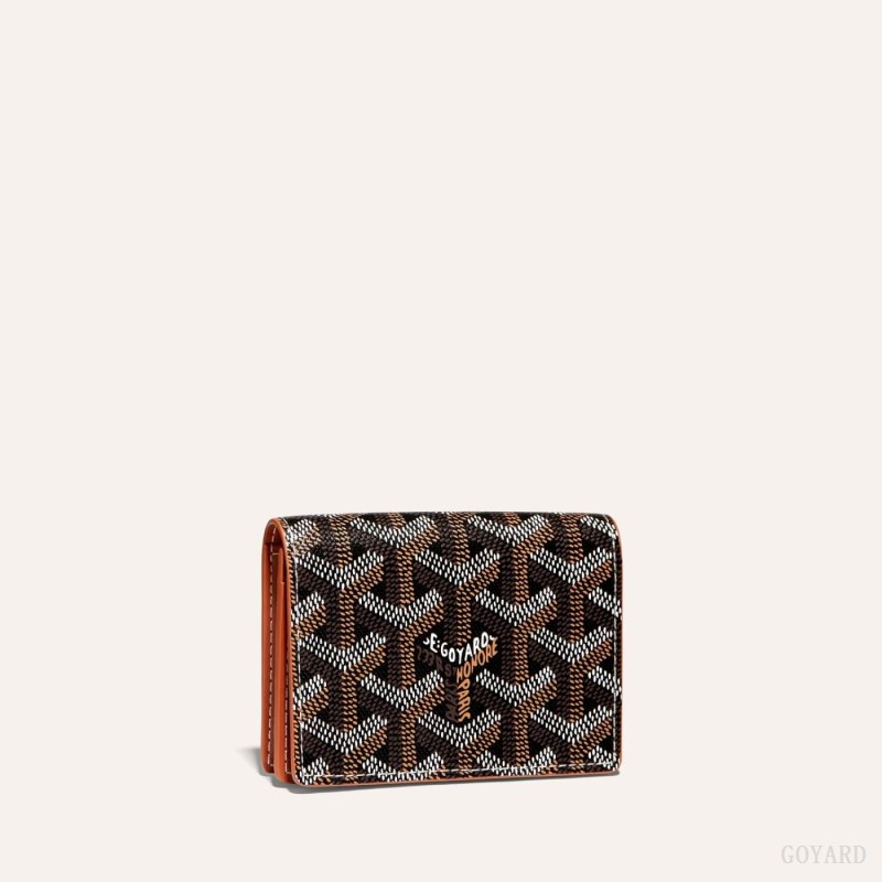 Porta Tarjeta Goyard MALESHERBES CARD WALLET Negras Marrones | GY-SZC7897