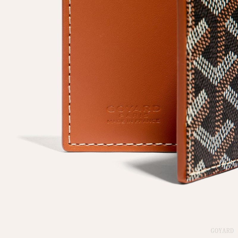 Porta Tarjeta Goyard SAINT-MARC CARD WALLET Negras Marrones | GY-QJI2781