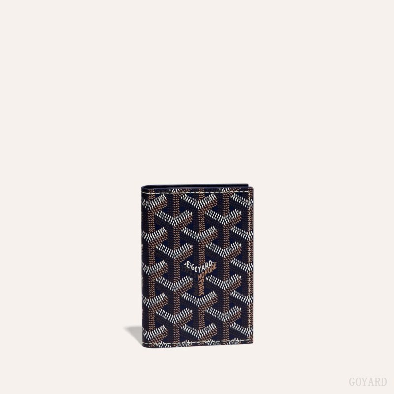 Porta Tarjeta Goyard SAINT-MARC CARD WALLET Azul Marino Azules | GY-AXP0623