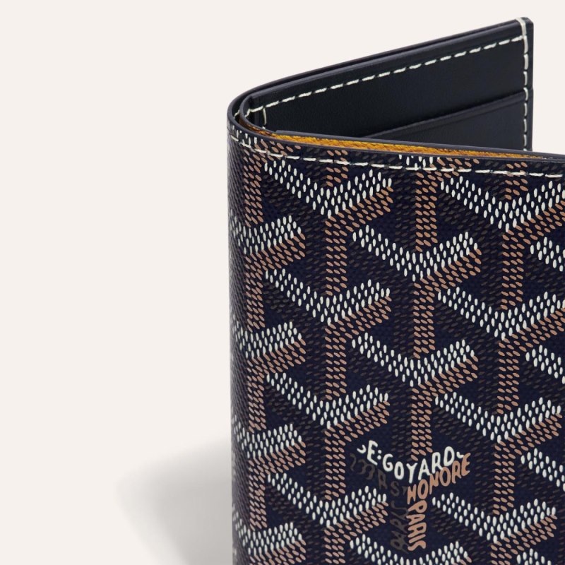 Porta Tarjeta Goyard SAINT-PIERRE CARD WALLET Azul Marino Azules | GY-MOS1230