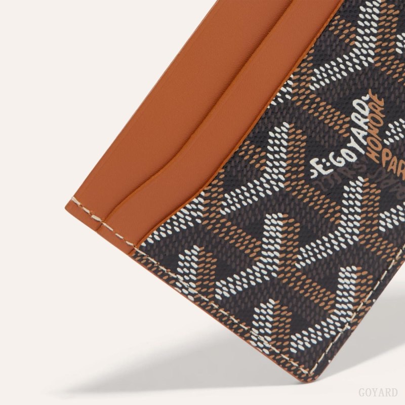 Porta Tarjeta Goyard SAINT-SULPICE CARD WALLET Negras Marrones | GY-ORU8370