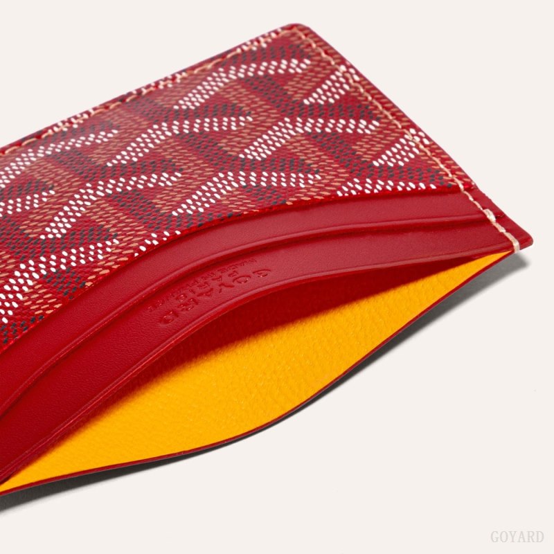 Porta Tarjeta Goyard SAINT-SULPICE CARD WALLET Rojas | GY-RVI0943