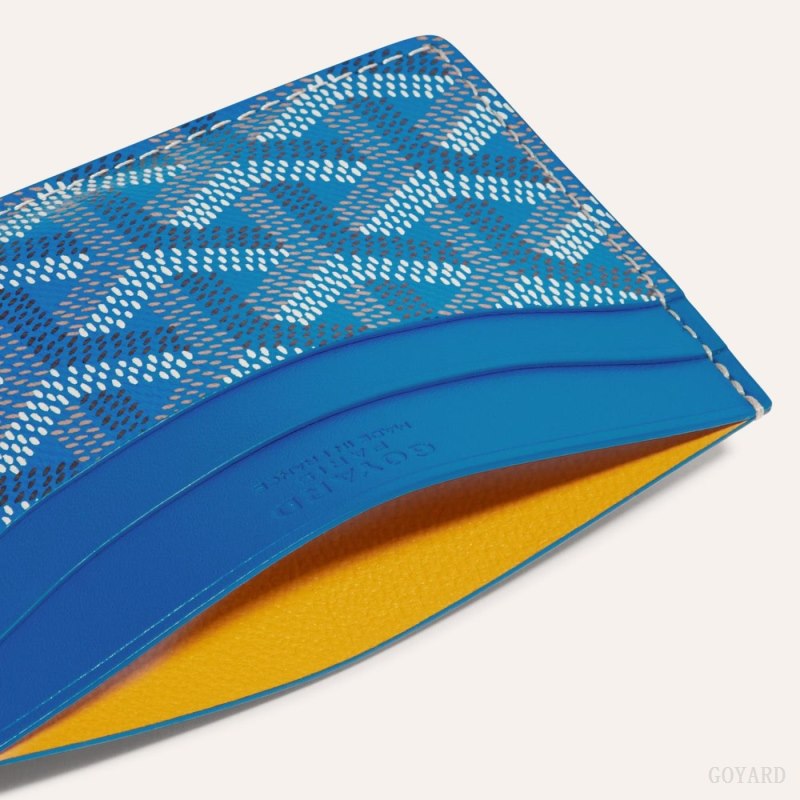 Porta Tarjeta Goyard SAINT-SULPICE CARD WALLET Azules | GY-GSA9848