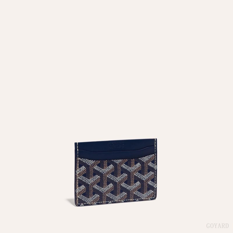 Porta Tarjeta Goyard SAINT-SULPICE CARD WALLET Azul Marino Azules | GY-APX9083