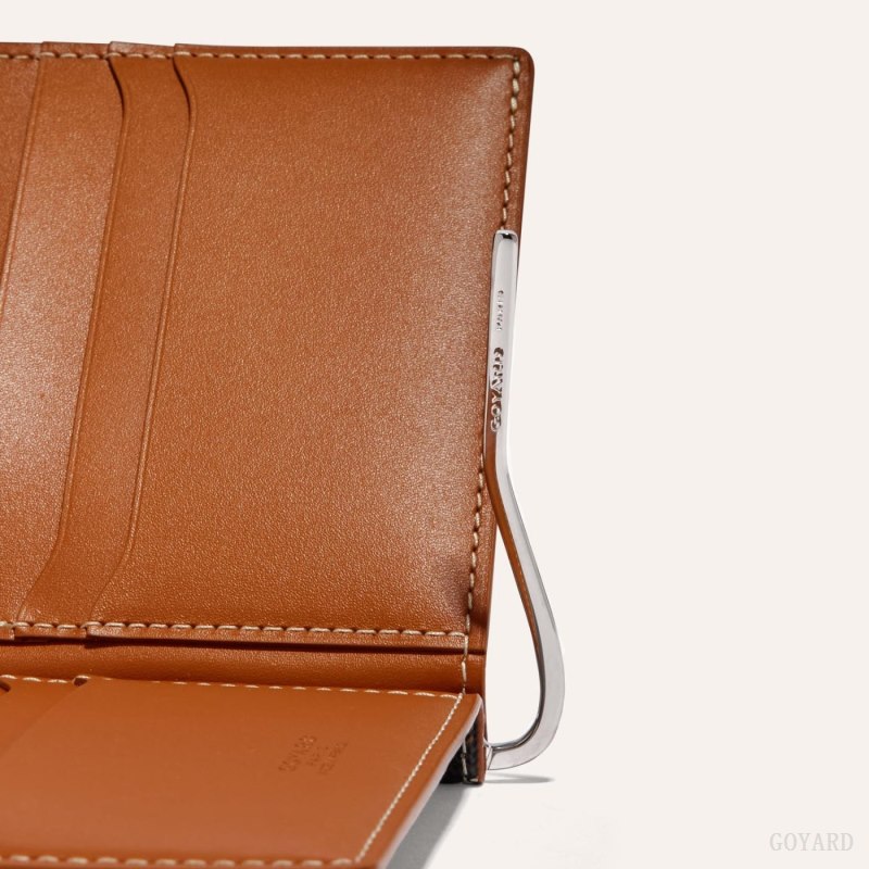 Porta Tarjeta Goyard SAINT-THOMAS BILL FOLD Negras Marrones | GY-NQT0566