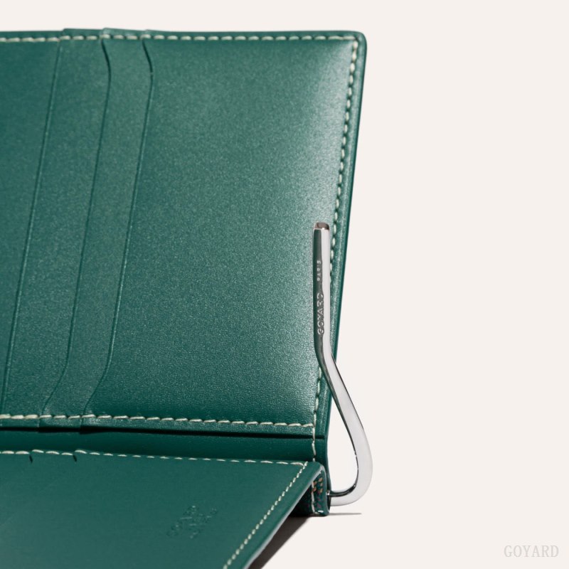 Porta Tarjeta Goyard SAINT-THOMAS BILL FOLD Verde | GY-QJM0636