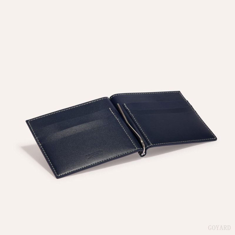 Porta Tarjeta Goyard SAINT-THOMAS BILL FOLD Azul Marino Azules | GY-ALR3273
