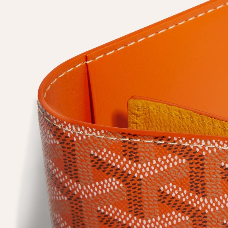 Titular Del Pasaporte Goyard GRENELLE PASSPORT COVER Naranjas | GY-VIG8521