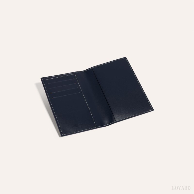 Titular Del Pasaporte Goyard GRENELLE PASSPORT COVER Azul Marino Azules | GY-RCJ4123