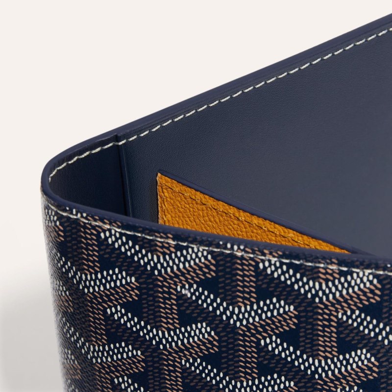 Titular Del Pasaporte Goyard GRENELLE PASSPORT COVER Azul Marino Azules | GY-RCJ4123