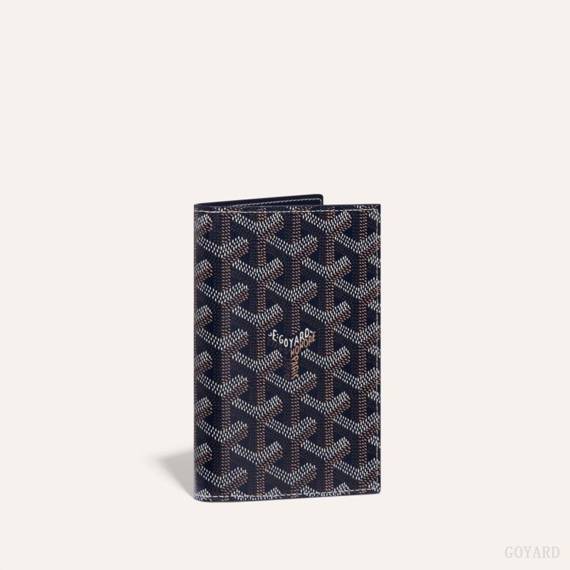 Titular Del Pasaporte Goyard GRENELLE PASSPORT COVER Azul Marino Azules | GY-RCJ4123
